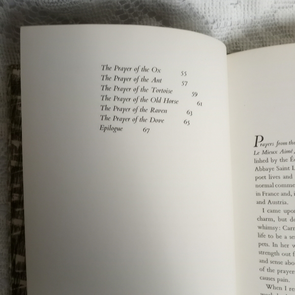 Vintage 1963 Prayers From the Ark Book Jean Primrose Hardcover Dust Jacket - Picture 8 of 12